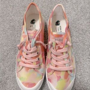 JENN ARDOR Women Slip on Sneakers Hidden Wedge Canvas